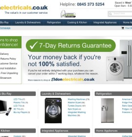 Eldon Electricals store Household Appliances  British online store