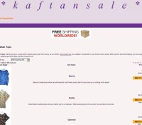 Kaftansale store Fashion Arts and Crafts British online store