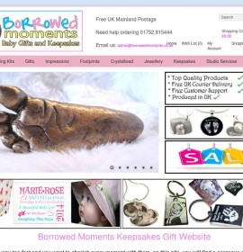 Borrowed Moments store Gifts Arts and Crafts British online store