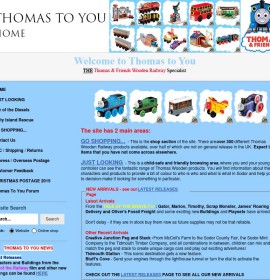 Thomas to You store Toys  British online store