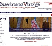 Tweedmans Vintage store Fashion Sport & Leisure British online store