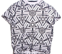 Monochrome Wonhot Print Short Sleeve T-shirt – Choies – Men’s Clothes – Tops & Shirts – T-Shirts,