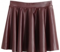 PU Pleated Skirt – Chicnova – Women’s Clothes – Skirts – ,