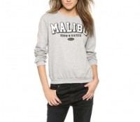 Sweatshirt with Malibu Print – Chicnova – Women’s Clothes – Tops & Shirts – Long Sleeve Shirts, Women’s Clothes – Sweatshirts & Hoodies – ,