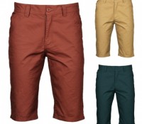 Fashion Men Casual Half Pants Medium Waist Loose Pure Color Leisure Shorts – Cndirect –