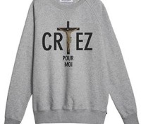 Grey printed sweat-shirt Godard – Criez pour moi – Carnet de Mode – Women’s Clothes – Sweatshirts & Hoodies – , Women’s Clothes – Jumpers & Cardigans – Sweaters & Pullovers, Women’s Clothes – Tops & Shirts – Long Sleeve Shirts, Women’s Clothes – Tops & Shirts – T-Shirts,