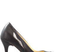 Leather Pumps with Metal Mesh Details – Yana – Carnet de Mode – Women’s Shoes – Pumps – ,