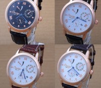 Men's Wristwatch Watch Quartz Movement Wrist Watch Round Dial Calendar Business – Cndirect –