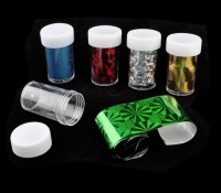 5 Rolls Mix colors Nail Art Transfer Foil Set Nail Tip Decoration Set New Fashion – Cndirect –