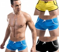 Men's Swimming Front Tie with Pocket Super Swim Trunks Shorts – Cndirect – Men’s Clothes – Shorts – ,