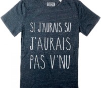 Tee shirt Si j’aurai su – Carnet de Mode – Men’s Clothes – Tops & Shirts – T-Shirts,