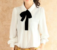 White Long Sleeve Chiffon Shirt – OASAP – Women’s Clothes – Tops & Shirts – Long Sleeve Shirts,