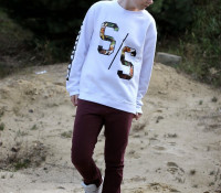 White Sweatshirts With Letter and Number Print – Choies – Men’s Clothes – Sweatshirts & Hoodies – ,