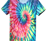 Multicolor Vortex Print Short Sleeve T-shirt – Choies – Men’s Clothes – Tops & Shirts – T-Shirts,