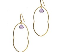 Golden Earrings Purple Amethyst Palacio – Carnet de Mode – Women’s Jewelry – Jewelry – Rings,