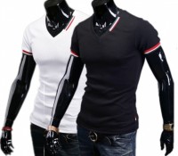 Men V-neck Short Sleeve Slim Fit Casual T-Shirt Tops Blouse Tee – Cndirect – Men’s Clothes – Tops & Shirts – T-Shirts,