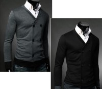 Men's Double-Breasted Cardigan Jumper Sweaters Tops – Cndirect – Men’s Clothes – Sweaters & Cardigans – Sweaters, Men’s Clothes – Sweaters & Cardigans – Cardigans,