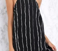 Pin Stripes Black Shift Cami Dress – OASAP – Women’s Clothes – Dresses – ,