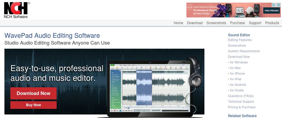 WavePad Sound Editor